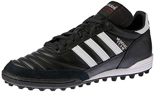 adidas Herren Mundial Team TF Fußballschuhe, Transparentes Grau, Mittelgrau, Gold Metallic, 41 EU