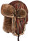 Insun Unisex Fliegermütze mit Kunstfell Warme Trappermütze Gestrickt Wintermütze Erwachsenen Winter Mütze für Herren Rötlich Braun XL Hut Umfang 60cm