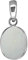 Echter Opal-Anhänger zur Schmuckherstellung, 3 Karat Sterlingsilber, ovale Form, weißer Edelstein, Unisex-Medaillon