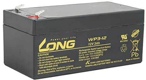 LONG PBLO-12V003-F1 - Batería de plomo-ácido (12 V, 3 Ah)