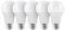 ZONE LED E27 LED Birnen, 8.5 Watt, 806 Lumen, Warmweiß, 3000 Kelvin, ersetzt 60 Watt Lampe, LED Glühbirnen E27, A60, 200°, Energiesparlampen, 5-er Pack