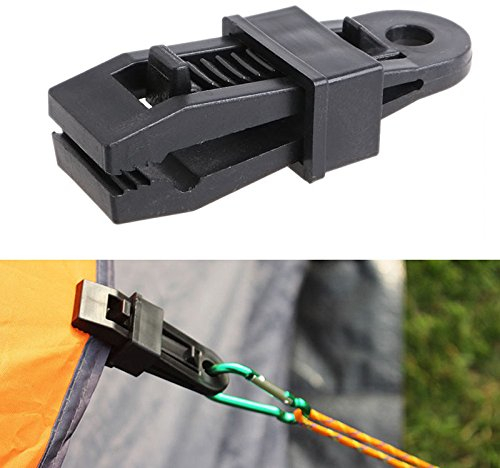 Leww 12-teiliges Planen-Clips, strapazierfähige Markisen-Klammern-Set mit starkem Verriegelungsgriff, für Outdoor-Zelte, Baldachin, Sonnenschutz, Autoabdeckung, Poolabdeckung