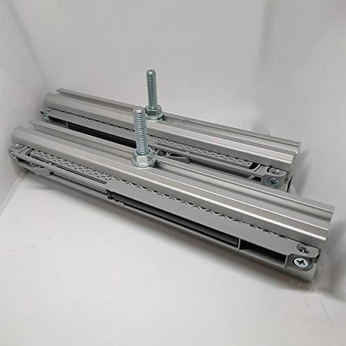 Pinze per porta scorrevole in vetro ammortizzate portata 150 KG