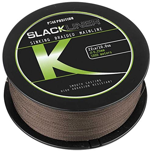 Pole Position Slackliner Braid - 1000m geflochtene Schnur, Durchmesser/Tragkraft:0.25mm / 10kg Tragkraft