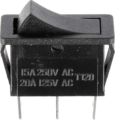 Restagraf - Interruttore a Leva, 3 Pin, 11,9 x 30 mm, 12 V, 20 A, Confezione da 1