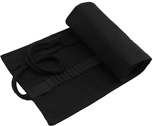 DOITEM Astuccio arrotolabile in tela, 72 fori, per matite colorate, per artisti, scuola e ufficio