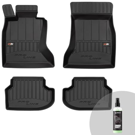 FROGUM ProLine 3D Gummimatten Exklusiven Auto Fußmatten Autofussmatten für BMW 5er F10 xDrive 2013-2017 | Die höchsten Kanten