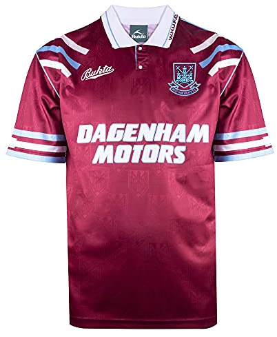 Score Draw West Ham United 1992 Away Retro Football Shirt
