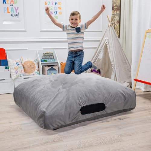 Foamma Crash Pad - Sensory Pad with Foam Blocks for Kids and Adults with Extreme Comfortable Fabric and Washable Cover, Ideal for Kids to Jump, Play or Relax