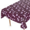 Wachstuchtischdecke Wachstischdecke Tischdecke abwaschbar Gartentischdecke Wachstuch Eckig rund oval 160 x 100cm mit Saum Pusteblume Bordeaux
