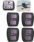 Honbobo Filter kompatibel mit DJI AIR 3 UV CPL ND NDPL Filter Objektivfilter kompatibel mit DJI AIR 3 Drohne Filter Zubehör (4pcs(ND8+ND16+ND32+ND64))