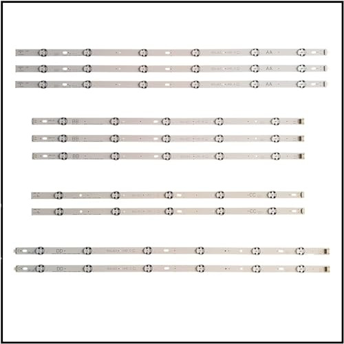 Generico Kit 10 Barre LED per TV LG 60ULV640SSB 60ULV640STB 60ULV640SUB 60ULV640SZB