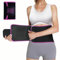 Bauchweggürtel Fitness Gürtel, Waist Trainer Damen Schwitzgürtel Verstellbarer Neopren Sauna Bauchgürtel zum Abnehmen Gewichthebergürtel Herren (Schwarz,L)