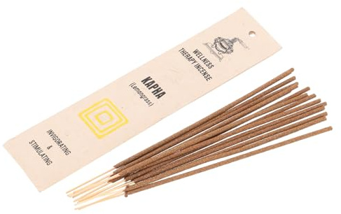 Ayurvedisches Räucherstäbchen, Lemongras, handgefertigt, 15 g, Kapha | Fördert Kapha-Energie, stabilisierend, feuchtigkeitsspendend, natürliche Inhaltsstoffe
