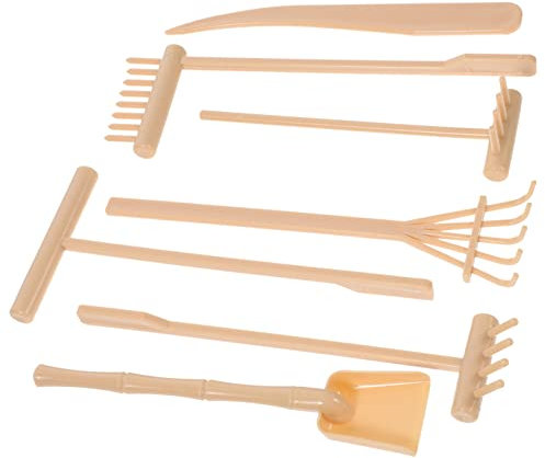 Yardenfun Zengarten Zen-Garten-rechen Für Sandspielplatz-Garten Inklusive Zen-Garten-werkzeugen Aus Kunststoff Für Meditation Und Dekoration