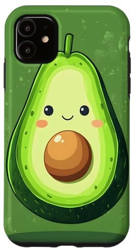 Avocado, süße Avocado und Kawaii Hülle für iPhone 11