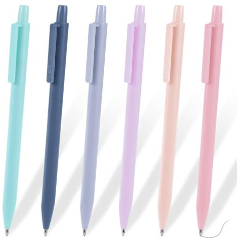 Mabor 6PCS Mechanical Pencil Set, Cute Mechanical Pencils 0.5 mm Aesthetic Artist Retractable Mechanical Pencils for Writing Drawing Sketching for School or Office Supplies