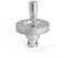 Handrad aus Aluminiumlegierung, Handrad mit drehbarem Griff, Aluminium-Fräsmaschinengriff für Fräsmaschinen-Drehmaschine (8 mm)