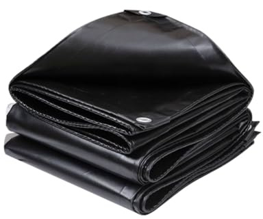 Lona resistente a la lluvia negra para protección solar y lluvia, 3 x 7 m, lona impermeable