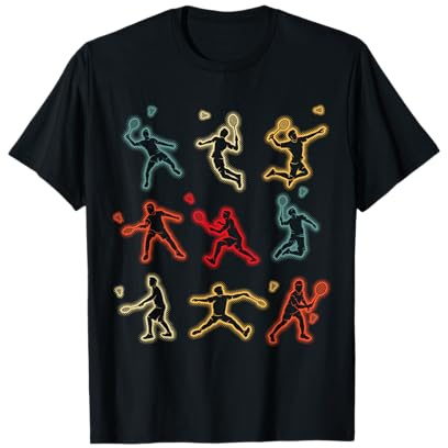 Badminton Kinder Jungen Federball T-Shirt