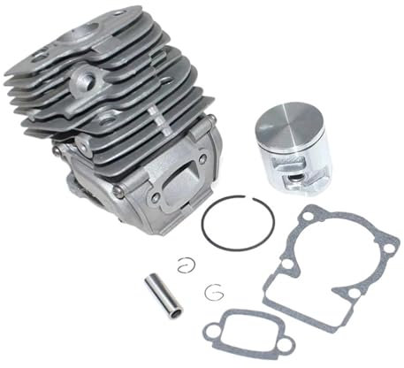 VDFNGFD Kit de Piston de Cylindre spécial 43 mm, Compatible avec Les tronçonneuses Husqvarna 545, 545XP, 550, 550XP, 550XPG, 577764706, 577764708 et 577764707.