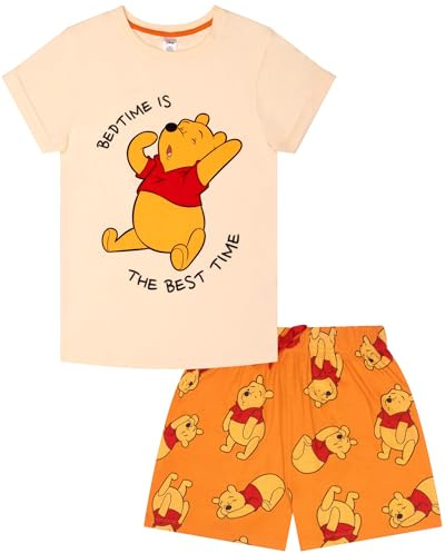 Eeyore Womens Short Pyjama Set 100% Cotton Licensed Winnie The Pooh Gift UK 8-26