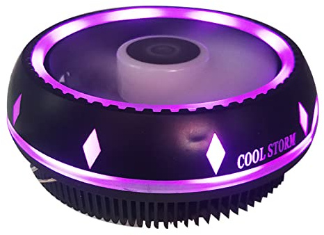 High-Performance CPU Cooler RGB LED CPU Fan For LGA1150 1151 1155 AM4 AM3+ AM3 AM2+ FM1 FM2 Anodized Black Aluminum Computer Cooling