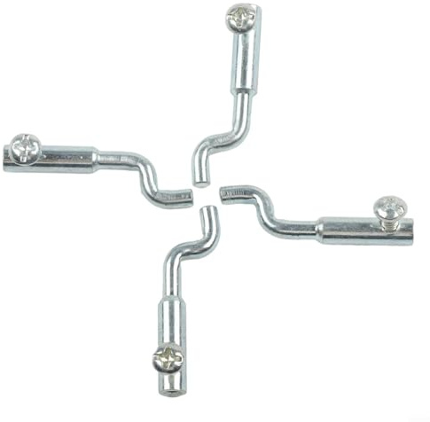 Lot de 4 extrémités de câble en métal de style Z pour câbles de commande de tondeuse à gazon conçus pour les fils de 2 mm de diamètre - Ajustement direct pour les modèles de tondeuse courants