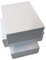 Druckerei Scharlau 10x Mini Notizblocks blanko 50 Blatt, 67mm x 90mm, Offset-Papier 80g/m², weiß, Klassisch