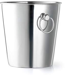 Leopold Vienna LV00330 Seau à Champagne 197x226x197mm Acier Inoxydable, Argenté.