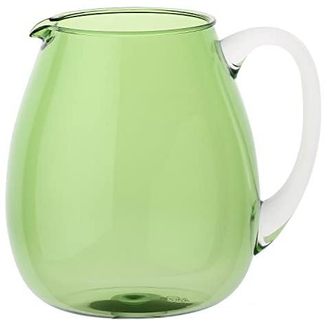 Rosas y tulipanes – Jarra de acrílico de 2,5 l Jug Lime – Lavable en lavavajillas