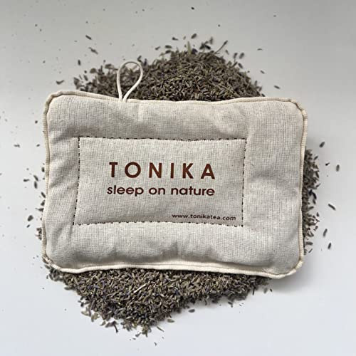 Tonika Aromatic Cushion With Lavender 40g, Potpourri Sachet herbal composition, without artificial flavors and dyes, 100% unbleached cotton lining, 22x16 cm
