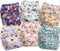 Littles and Bloomz FLP2-0601 Windel, wiederverwendbar, Standard-Popper, 6 Windeln