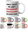Personalised Mug - Add Your Text, Picture, Design or Logo on This Ceramic Coffee Mug 11oz. Both Sides-Customised Photo Mugs Gifts idea for Birthday,Anniversary,Other Special Moments Same Day Dispatch