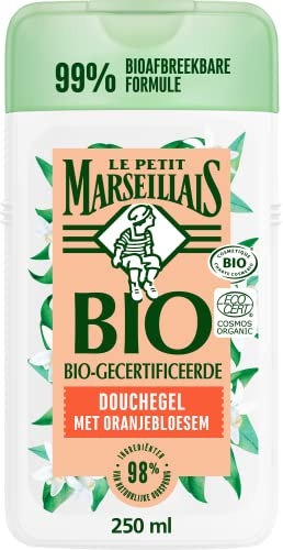 Le Petit Marseillais bio-zertifizierte Duschcreme Orangenblüte (250ml), pH-hautneutrale Pflegedusche & sanfte Aromadusche mit besonders angenehmen Duft, Durchsichtig