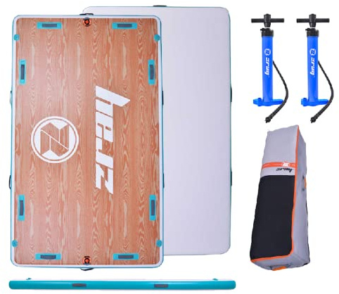 ZRAY - PB-ZADK106 - Zray AirDock 10'6 Zoll - Flache schwimmende Form - aufblasbar - 14 Handgriffe - Fläche 5.5m2