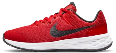Nike Jungen Nike Revolution 6 Nn (Gs) Sneaker, University Red Black, 38.5 EU