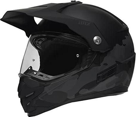 IMX RACING MXT-01 Offroad Motorradhelm | 2 Schalengrößen und 3 EPS-Größen | Glas mit UV-Filter und Sonnenblende | Herausnehmbares Innenfutter