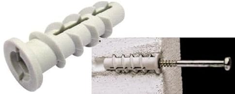 ING FIXATIONS VJA10204 Cheville GB pour Beton cellulaire M6 L.50mm D.P 10mm Boite de 25-A170410