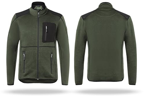 KÜBLER Weather Strickjacke | Herren Strick Jacke für Arbeit & Outdoor | Strickjacke Herren | Leichte Strickfleecejacke | Atmungsaktiv & strapazierfähig | Herrenstrickjacke mit Reißverschluss