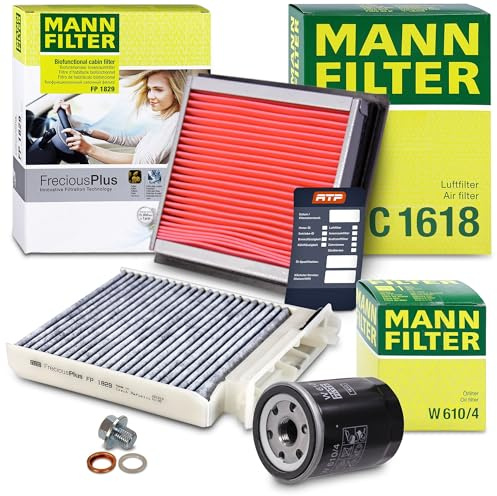 MANN-FILTER Inspektionspaket Filterset 1x Ölfilter, 1x Luftfilter, 1x