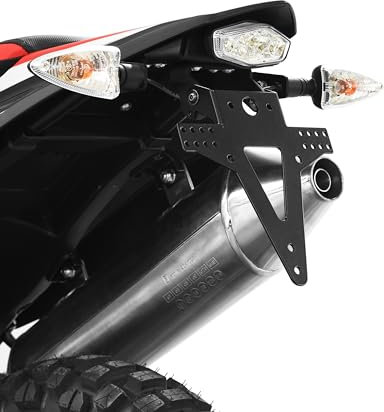 ZIEGER Classic Kennzeichenhalter Kennzeichenträger kompatibel mit: Aprilia RX125SX125