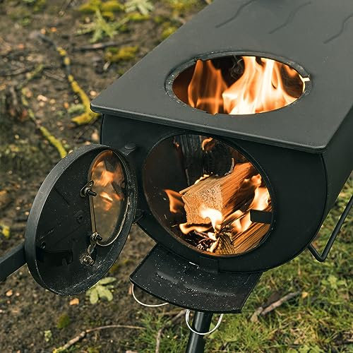 Portable wood burning stove - Great for bell tents and outdoors