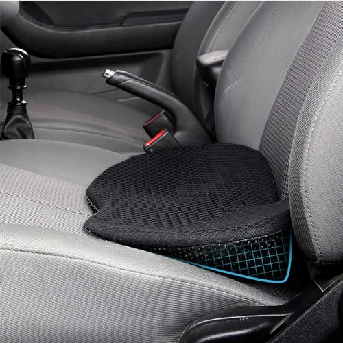 YOUNLEN keilkissen Auto,autositzkissen,Memory Foam Seat Cushion,Ergonomic Seat Cushion for Car,Booster Seat Adults,Orthopaedic Seat Cushion,for Car Seat for Office Chair (Black)