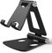 WIMAHA Support Téléphone Portable Multi-Angles Réglable en Alliage d’Aluminium,Portable Support Smartphone de Table,Support Téléphone Dock, Ajustable Universel Aluminium Support Téléphone Bureau