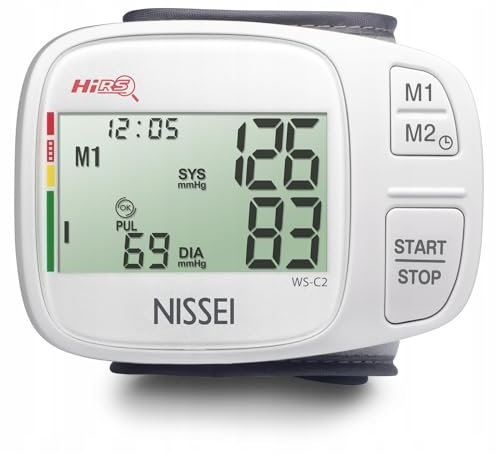 Nissei DSK-1031 Automatic Wrist Blood Pressure Monitor. Compact