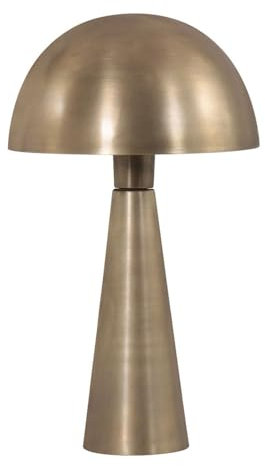 Licht-Erlebnisse Tischlampe Metall in Bronze Wohnzimmer Schlafzimmer 42 cm E27 stilvoll elegant indirekt stylische Tischleuchte Büro SATIPE