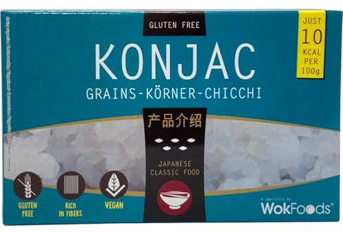 WOK FOODS - Shirataki Konjac-Körner - (1 X 350 G)