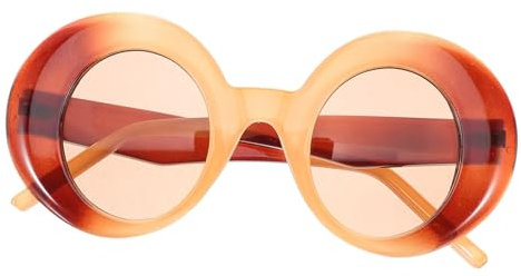 WESIEVYA 1paar Lustige Sonnenbrillen Dekorative Sonnenbrillen Für Sommerpartys Fotorequisiten Mit Ovalem Design Für Festivals Und Besondere Anlässe Chic Und Einzigartig