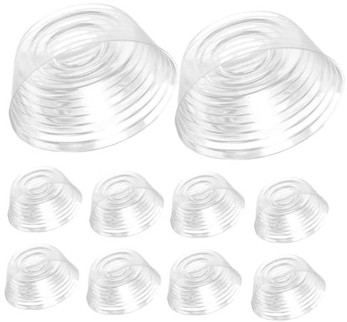 ROMISBABA 10pcs Waterproof Housing for Pots Plants Basket Plant Trays for Indoors No Holes Bonsai Saucer Practical Flowerpot Saucer Clear Basket Liner Planter Base Plastic
